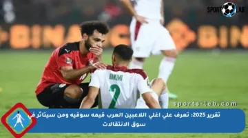 تقرير 2025: تعرف على أغلى اللاعبين العرب قيمة سوقية ومن سيتأثر في سوق الانتقالات